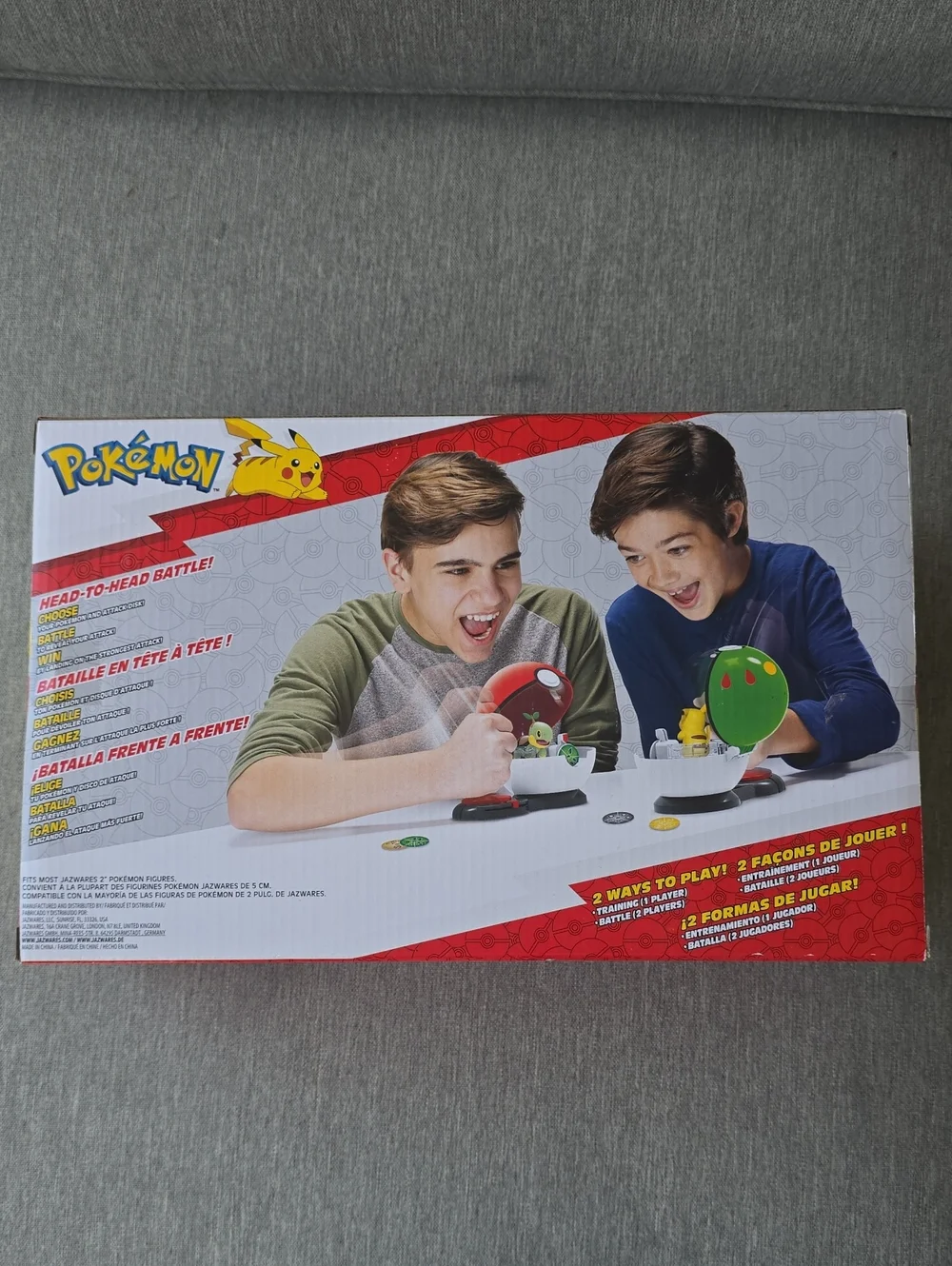 Surprise Attack Game - Red and Green Poké Balls with Pikachu & Turtwig